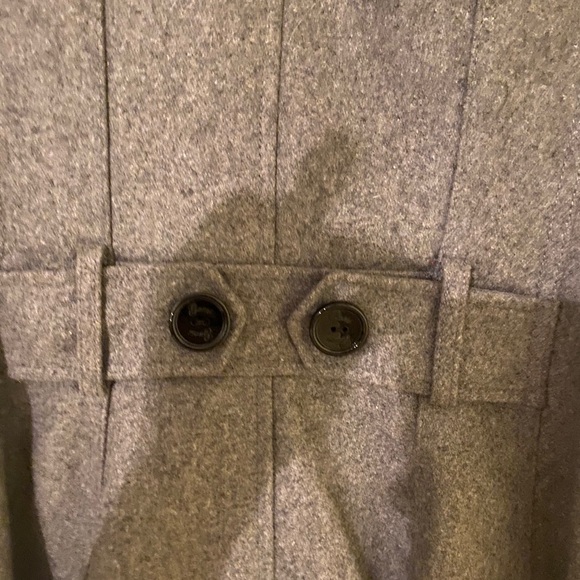 Guess gray pea coat. - Picture 4 of 4
